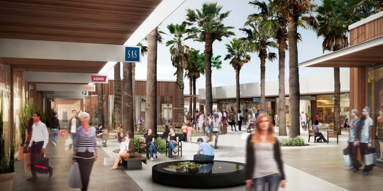 Vildecans The Style Outlets in Spain. Image: Neinver