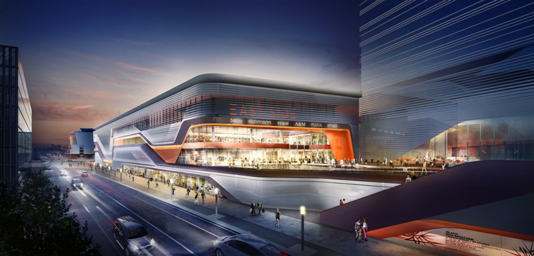 New East Side Mall At The Berliner Mercedes Benz Arena To