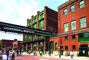 The Distillery District in Toronto plays host to various events throughout the year. Image: Distillery District