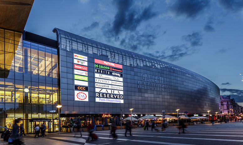 The 47,500-sq-m (GLA) shopping center Galeria Katowicka. Image: Meyer Bergman