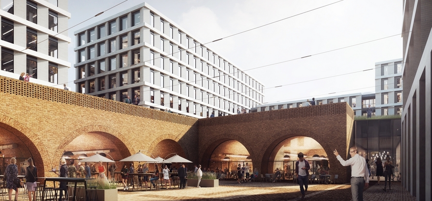 Echo’s latest projects in Warsaw—for example Browary Warszawskie—will be models of modern and multifunctional areas in Poland and Europe. Image: Echo Investment