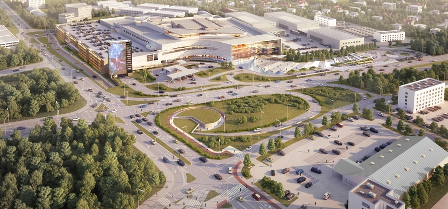 A total of over 810,000 people inhabit the catchment area of Galeria Libero, of which nearly 520,000 people live south of the A4 road. Image: Echo Investment