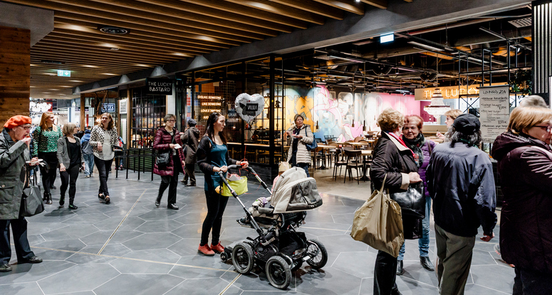 The second phase of the extension and redevelopment of Iso Omena in the Helsinki area opened on April 20, 2017. Image: Citycon