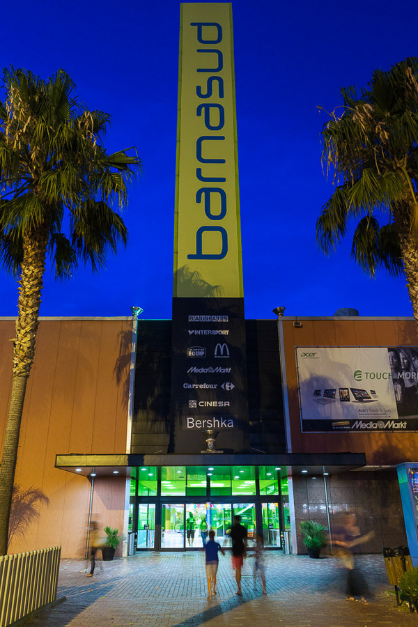 Barnasud shopping center in Barcelona Merida