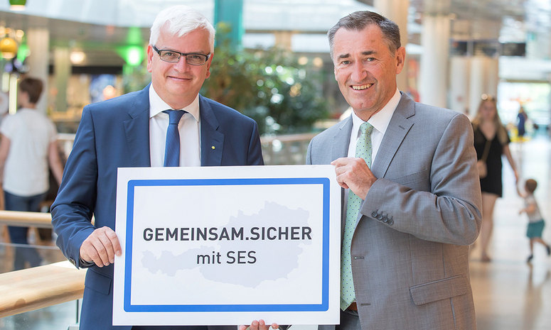 SES-CEO Marcus Wild (left) and Franz Lang