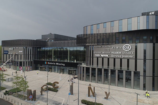 One of the biggest shopping and entertainment venues in Warsaw opened on May 23, 2019: Galeria Mlociny. Credit: EPP