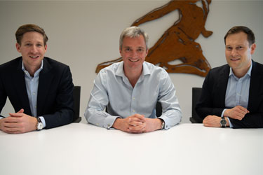 Management Deutsche Konsum REIT-AG: Alexander Kroth (CIO), Rolf Elgeti (CEO) und Christian Hellmuth (CFO) ///credit: Deutsche Konsum REIT-AG