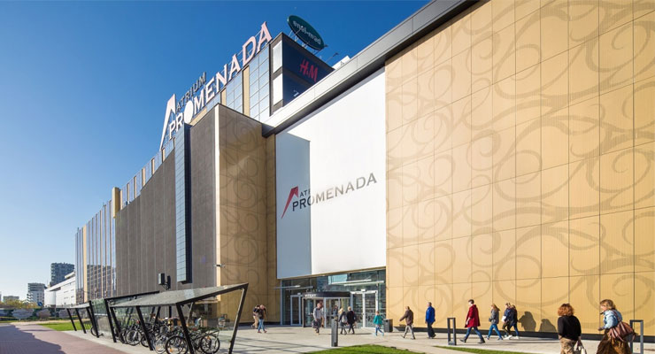 Atrium Promenada in Warsaw, Poland is part of the G City Europe portfolio. Credit: G City Europe