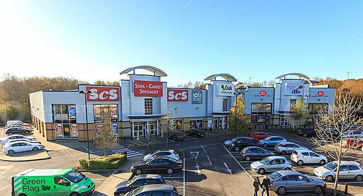 Hedge End Retail Park in Southampton