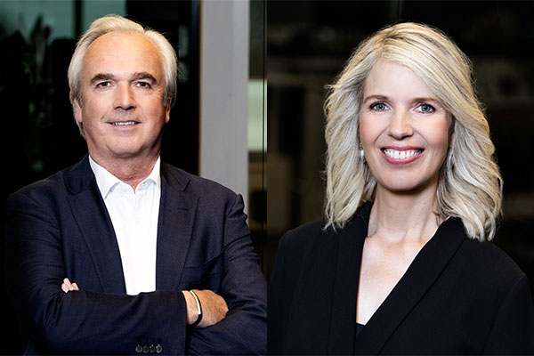 Ton van de Grampel, Chief Human Resources Officer at Redevco and Marrit Laning, Chief Strategy & Innovation Officer at Redevco.