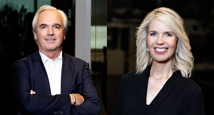 Ton van de Grampel, Chief Human Resources Officer at Redevco and Marrit Laning, Chief Strategy & Innovation Officer at Redevco.