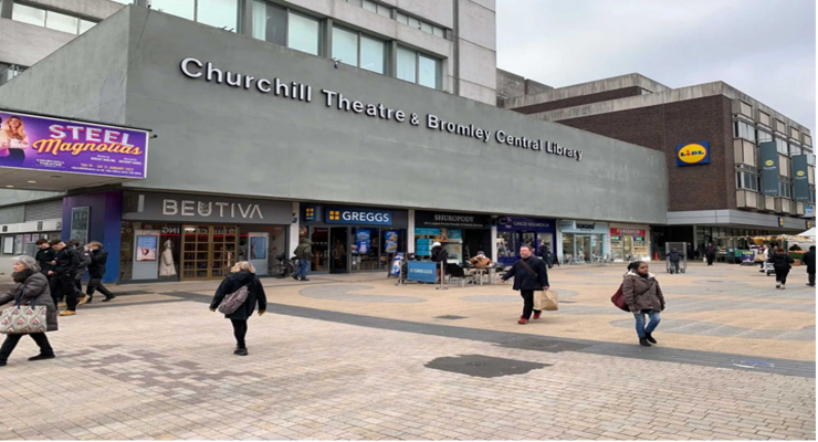 Acquired shops on Bromley High Street credit: BARQUES, LCP