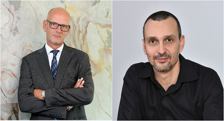 Rüdiger Dany, CEO of NEPI Rockcastle (left), and Andrei Radu, Development Director of NEPI Rockcastle (right) /// credit: GMP PR