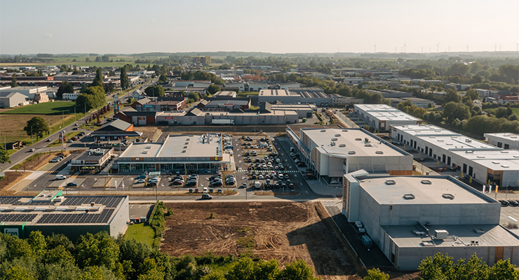 Quartier Enée retail park, Gembloux /// credit: Simon Anderson