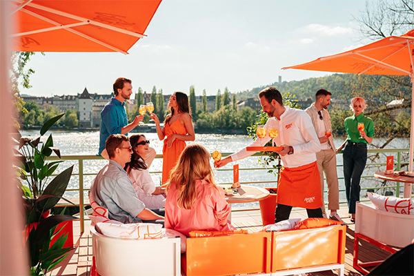 Aperol Spritz Terrace, Mánes Gallery, Prague // credit: Cushman & Wakefield