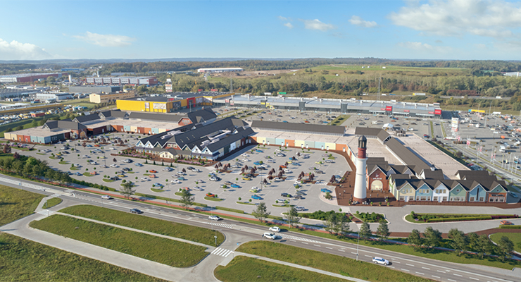 2000 sq m extension plan of Designer Outlet Gdańsk. /// credit: ROS Retail Outlet Shopping