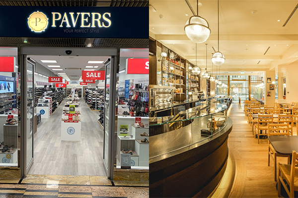 Pavers at Gloucester Quays, and Luci at The O2 /// credit: Aver (left), Luci (right)