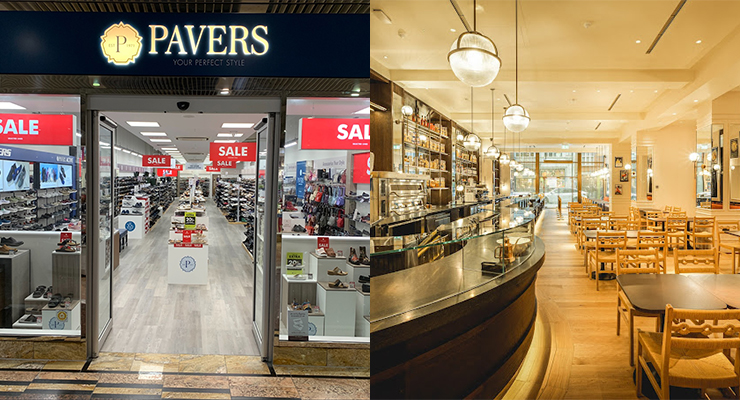 Pavers at Gloucester Quays, and Luci at The O2 /// credit: Aver (left), Luci (right)