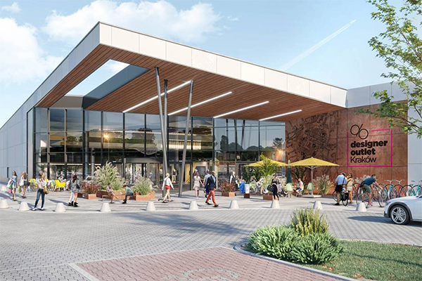 Designer Outlet Krakow is to open in Spring, 2025. /// credit: ROS Retail Outlet Shopping