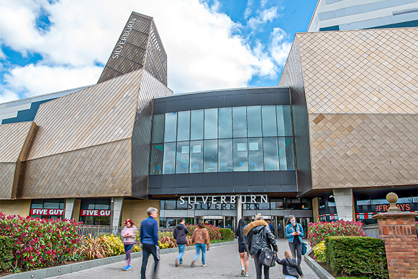 Silverburn shopping center in Glasgow. /// credit: Lucy Knott Photography