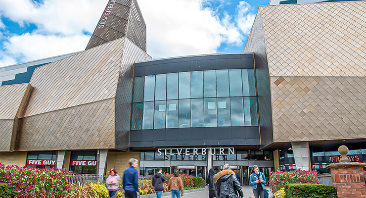 Silverburn shopping center in Glasgow. /// credit: Lucy Knott Photography