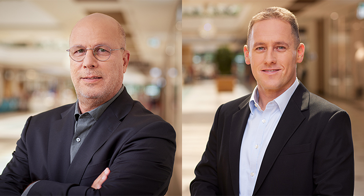 Eshel Pesti, CEO, (left) and Or Ackerman, CFO, (right) at G City Europe. /// credit: itbc