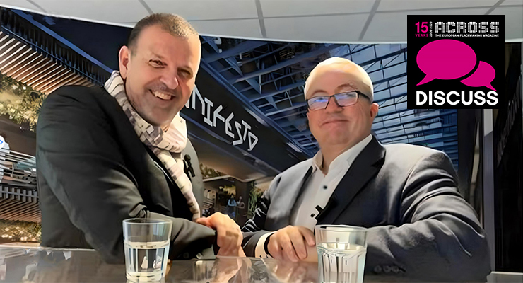 Will Odwarka (left) and Jonathan Doughty (right) in our new video format ACROSS DISCUSS about chances and challenges in the F&B industry. /// credit: Will Odwarka, Jonathan Doughty, ACROSS