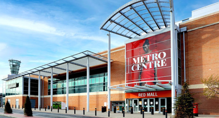 Metrocenter shopping mall in Gateshead, UK. /// credit: Metrocentre, Porterfield