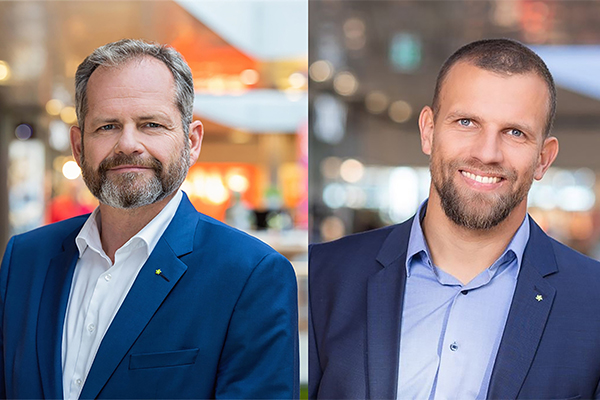 Andreas Mittendorfer (left), and Tobias Reiter (right). /// credit: SES Spar European Shopping Centers