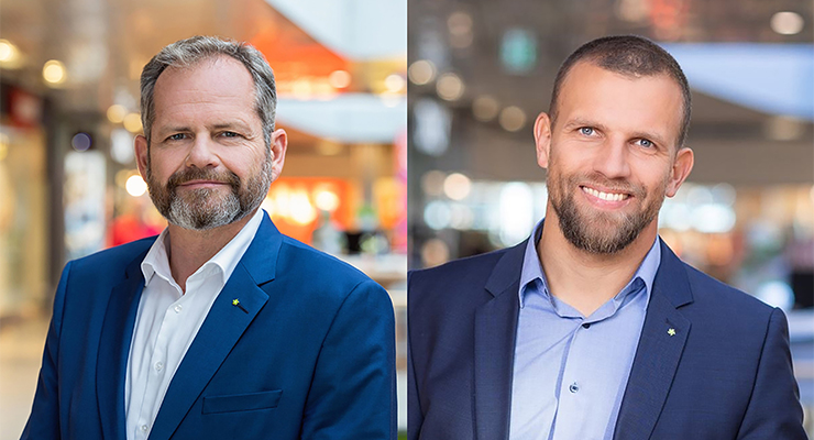 Andreas Mittendorfer (left), and Tobias Reiter (right). /// credit: SES Spar European Shopping Centers