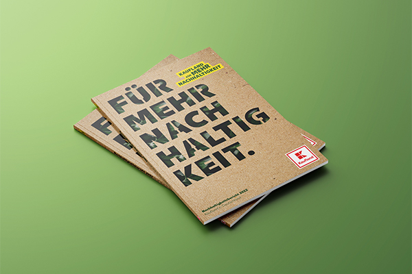 The Kaufland companies in Germany present their commitment to sustainability with the publication of their first sustainability report. /// credit: Kaufland