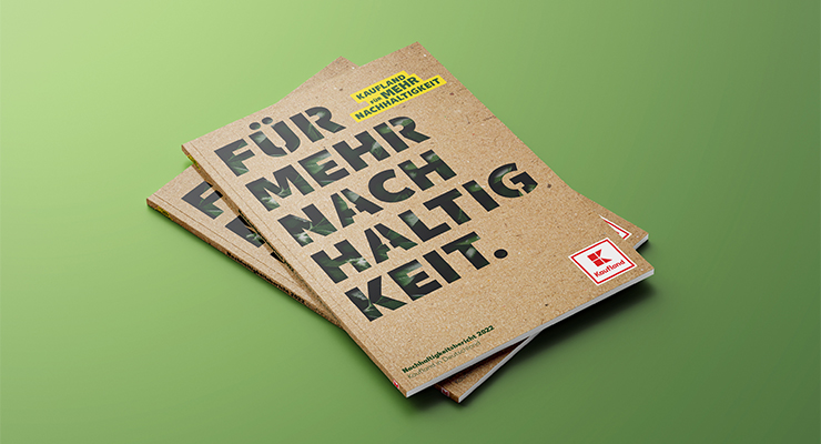 The Kaufland companies in Germany present their commitment to sustainability with the publication of their first sustainability report. /// credit: Kaufland