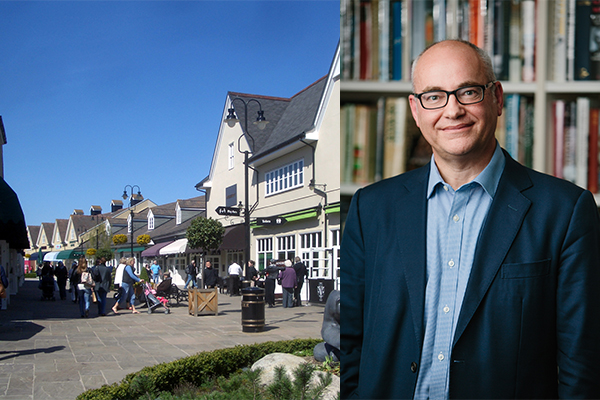 Bicester Village (left), Ken Gunn (right) /// credit: Bicester Vilalge, Ken Gunn Consulting