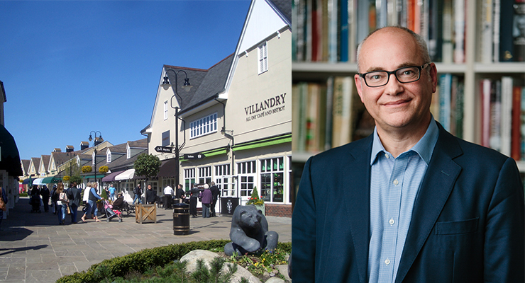 Bicester Village (left), Ken Gunn (right) /// credit: Bicester Village, Ken Gunn Consulting