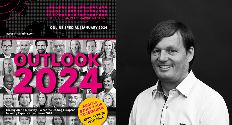 ACROSS Outlook 2024 (left), Thomas Mark (right) /// credit: ACROSS, MK Illumination