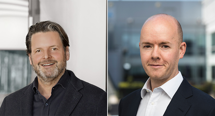 Oliver Herrmann, Partner Redevco Capital Partners and Strategic Advisor to Redevco (left), and Mark Beaumont, Managing Director at Redevco (right) /// credit: Redevco