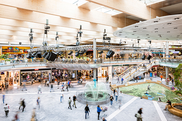 SES Mall VARENA. /// credit: Robert Fritz, SES Spar European Shopping Centers