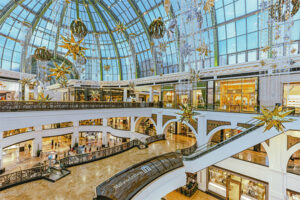Mall of Emirates interior, Dubai, UAE. /// credit: MK Illumination