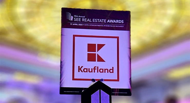 At the 19th SEE Real Estate Awards in Bucharest, Kaufland was recognized for its successful work and ongoing European expansion. /// credit: Kaufland