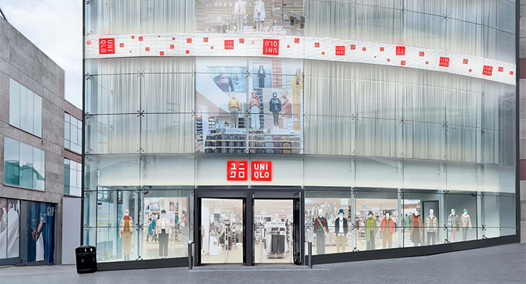 Store design of UNIQLO's upcoming flagship location at Bullring, in Birmingham. /// credit: Aver, Uniqlo