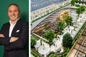 Ian Sandford, President of Eurofund group (left), NUGA Castellana, Spain (right). /// credit: Eurofund Group