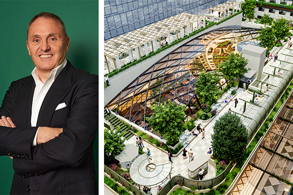 Ian Sandford, President of Eurofund group (left), NUGA Castellana, Spain (right). /// credit: Eurofund Group