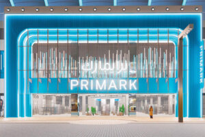 Facade design of Primark's upcoming store in Kuwait. /// credit: Primark