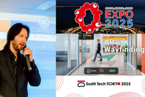 Markus Porvari, Founder and CEO of HyperIn, at EXPO 2025 Osaka. /// credit: HyperIn