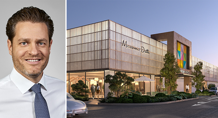 Eduardo Ceballos, Asset Management Director at NEINVER (left), Las Rozas The Style Outlets, Spain. (right) /// credit: NEINVER