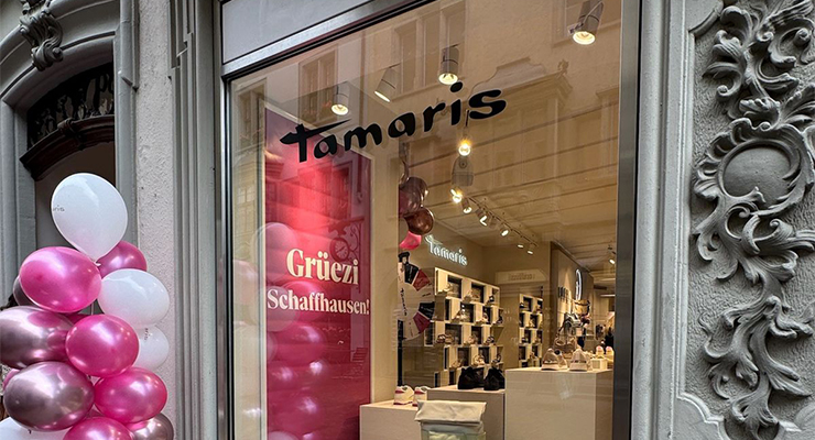 Tamaris opened its first Swiss store in Schaffhausen. /// credit: Tamaris