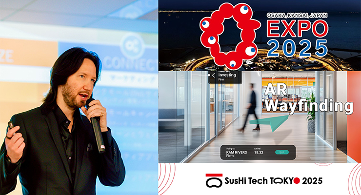 Markus Porvari, Founder and CEO of HyperIn, at EXPO 2025 Osaka. /// credit: HyperIn