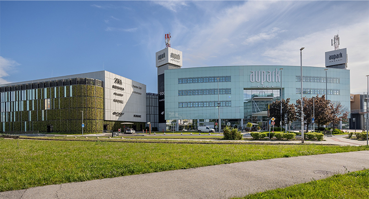 Aupark exterior in Bratislava, Slovakia. /// credit: Cushman & Wakefield