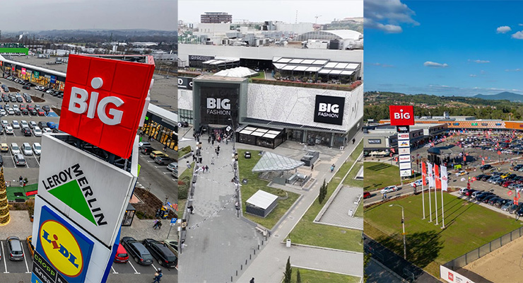 From left to right: BIG Andrychow, BIG FASHION Novi Sad, Big Čačak /// Credit: BIG CEE