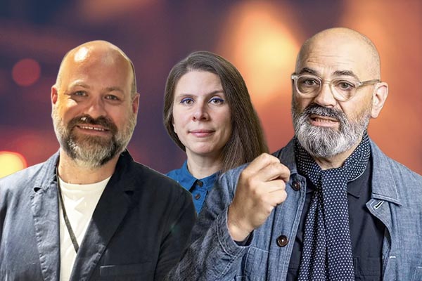 Left to right: Paddy Gamble, Elisa Cecilli and Ibrahim Ibrahim of Portland. | © Portland